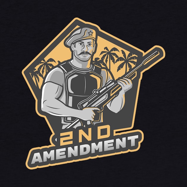 The Man With A Sniper Rifle - 2nd Amendment by Mega Tee Store